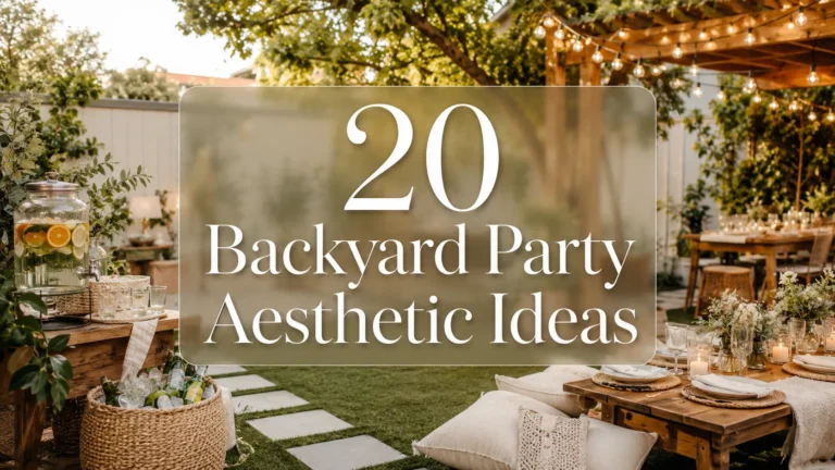 20 Best Backyard Party Aesthetic Ideas To Copy This Summer