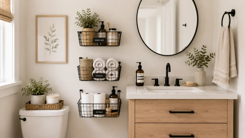 Small Bathroom Organization Ideas