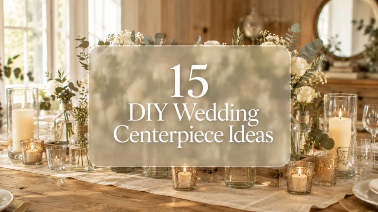 15 Gorgeous DIY Wedding Centerpiece Ideas That Look Expensive