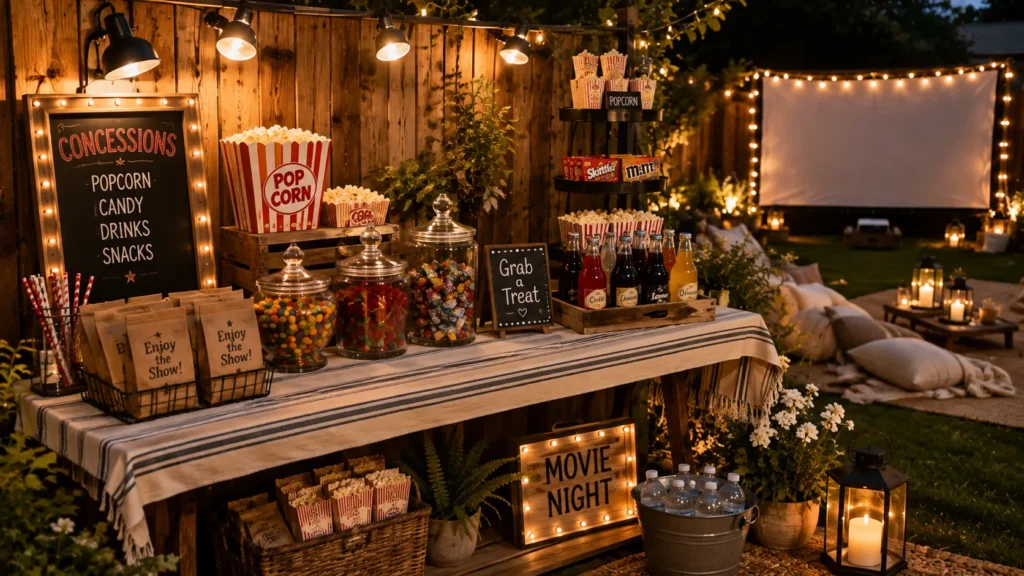 Backyard Movie Night Ideas