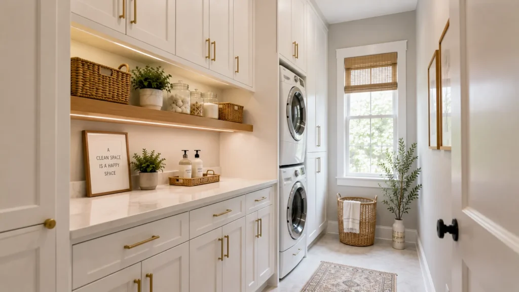 Small Narrow Laundry Room Ideas