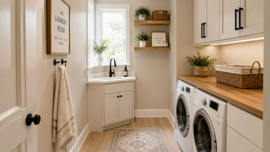 Small Narrow Laundry Room Ideas